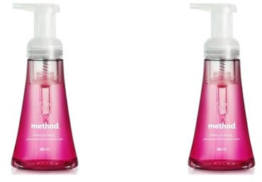 Method Foaming Hand Wash, Hibiscus Berry, 300ml (Pack of 2)