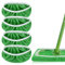 4 Stück Tücher Wiederverwendbare für Swiffer Sweeper Mop, Feuchte Bodentücher mit hoher Wasser- und Schmutzaufnahme, Trockene Bodentücher, Ersatzbezug für Nass- und Trockengebrauch