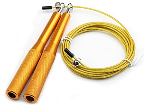 GraSky Durable Steel Wire Speed Jump Rope for Boxers and Gym Exercisers