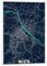 artboxONE Poster mit weißem Rahmen 18x13 cm Städte/Wien Wien CityMap - Bild Wien Stadt Wien stadtplan von Wien