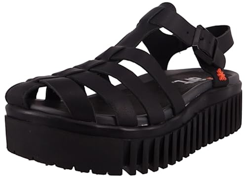 ART Damen Komfort Sandalen Brighton 1575 Schwarz, Groesse:37 EU