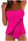 Bikini Tanga Vita Alta Bikini 4 Coppa D Bikini Fascia Arricciato Costume Tipo Reggiseno Bikini con Anelli Costume Piscina Donna Pantaloncino Costumi da Bagno per Over 50 Mare Perizoma Costumi Mare