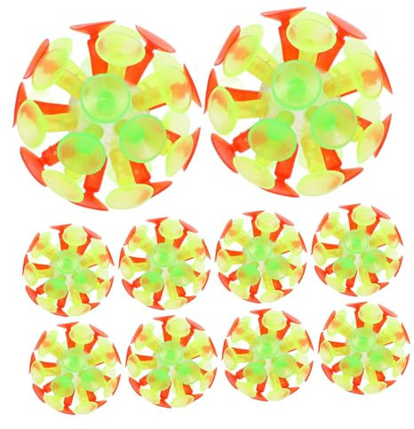 KOMBIUDA 20piezas De Succión para Niño Niña De Juguetes Creativos para Interacción Familiar Multicolores Ventosas para Rebotar y Pegar Juguetes Divertidos para Niño Niña y Niñas