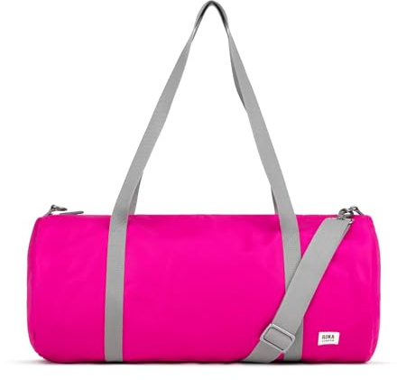 ROKA London City Medium Recycled Nylon Holdall With Detachable Shoulder Strap (Candy)