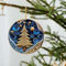 Christmas Baubles Sale Clearance Mysterious Navy Blue And Gold Pendant Christmas Acrylic for Xmas New Year Decoration