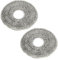 Benfosh Paquete de 2 almohadillas de microfibra para Cecotec Conga 11090 Spin Revolution Robot Aspirador Accesorios de repuesto Mops Kit de paño