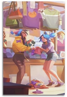 UHHYFVN Reyna-Poster, Motiv: Game Valorant, Wandkunst, dekoratives Gemälde, Poster, 20 x 30 cm, ungerahmter Stil