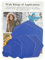 GYGYL 8Pcs Down Jacket Repair Patches, Waterproof Fabric, Self-Adhesive Nylon Repair Patches for Down Jackets, Puffer Coats, Outdoor Gear, Pre-Cut Hex Shapes-8Pcs, Royal Blue
