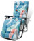 PATNFR Sun Lounger Cushions with Tie Rope and Non-Slip Top Cover 170 x 50cm Thickened Garden Lounger Chair Pad Recliner Floral Printed Chair Cushion for Indoor Outdoor Garden Patio Beach No Chair (C)