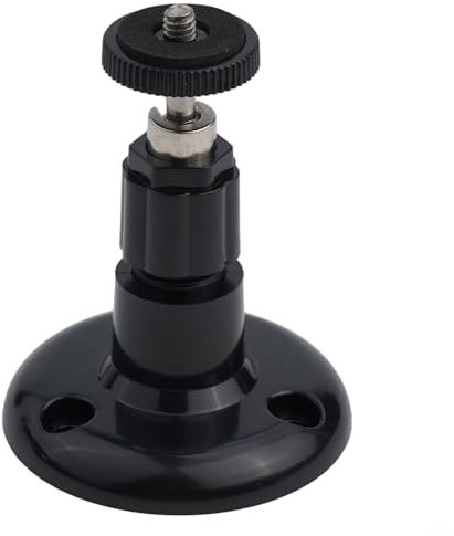 Multi Angle Adjustable Wall Mounting Bracket for Home Security Cameras (Black)