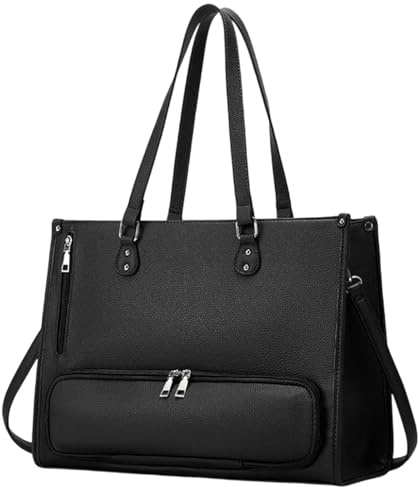 Hnsphui Lunchtasche Damen PU-Handtasche mit großem Fassungsvermögen