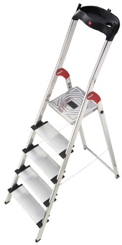 Hailo 8040-501 XXL 150 kg Capacity Aluminium Deluxe Comfort Steps (5 Steps)