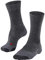 FALKE Damen Wandersocken TK2 Explore W So Wolle Funktionsmaterial antiblasen dick 1 Paar, Grau Asphalt Melange 3180, 37-38
