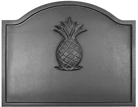Minuteman International Pineapple Cast Iron Fireback, Large