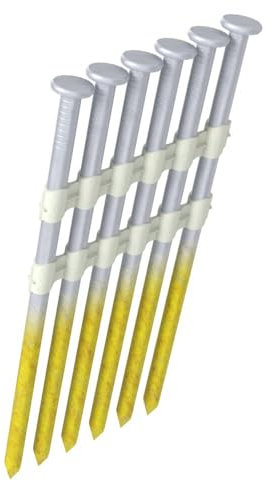 Grip Rite Prime Guard GR034HG1M 21 Degree Plastic Strip Round Head Exterior Galvanized Collated Framing Nails, 3-1/4 x 0.131