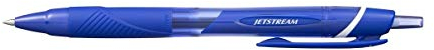 uni-ball JETSTREAM SXN-150-07 Tintenroller, einziehbar, blauer Schaft mit blauer Tinte, 10 Stück