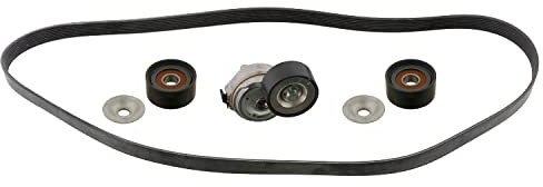 febi bilstein 45966 Keilrippenriemensatz mit Riemenspanner und Umlenkrollen 8 Rippenanzahl, 1 Stück