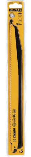 DeWalt S1411VF Fast Cuts Wood Reciprocating Sabre Saw Blades 305mm Pack of 5
