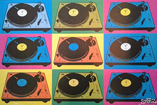 Steez: Turntables | UK Import Plakat, Poster [61 x 91,5 cm]