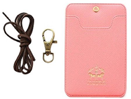 NOVAGO Porte Badge, Porte Carte ou Porte Titre de Transport (Rouge)