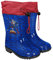 PERLETTI Stivali Pioggia Bambini Uomo Ragno - Stivaletti Impermeabili Spider Man Blu con Bordo Rosso per Asilo - Galosce Bambino Spiderman con Suola Antiscivolo Chiusura Coulisse (Blu Scuro, 24/25 EU)