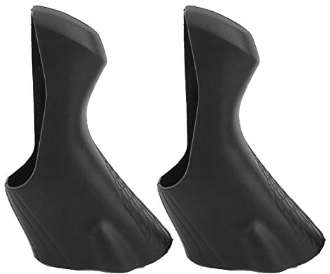 Shanrya Protection de Poignée de Vélo, 11 x 6 cm, Lavable, pour Vélo 5800 6800 ST-4700 (Noir)