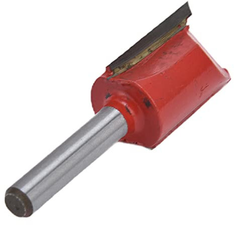Brocas de Fresado para Molduras, Brocas Rectas Extendidas Resistencia a la Abrasión Herramientas de Carpintería para Cortar Madera para Tablero de Densidad para Carpintero para(1/4 '' * 17 mm)