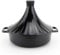 Marokkanische Tajine Morocco Ø 28 cm Aluminium Induktion Schwarz Glänzend Schmortopf, Premium Qualität, für alle Herdarten und Backofen geeignet