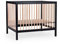 CHILDHOME, Laufstall, 3 Höhen, ab der Geburt, abnehmbare Räder, Bremssystem, Premium-Materialien, Buchenholz, Laufstall 97, 98 x 78, Schwarz/Natur
