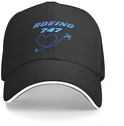 Basecap Boeing 747 Cap Baseballmütze Neue Mütze Herrenmützen Damen