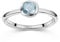 Materia Silberringe Damen 925 mit blauem Stein SR-9-58