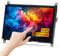 CUQI Mini monitor HD IPS 1024 x 600 HDMI pantalla táctil para Raspberry Pi 3/4/5, PC, Windows, Xbox, cámara