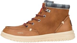 HEYDUDE Bradley Classic - Scarpe Uomo Slip-On Stivaletti, Cognac, 40