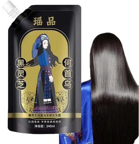 FAFOUR Ginger Plant Extract Anti-Hair Loss Hair Shampoo, 240ml, Spicy Scent, Unisex Adult