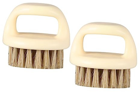 MAGICLULU 2stücke Rundbürste Für Bart Und Haare Multifunktionale Reinigungsbürste Für Männer Langlebige Bartpflege-zubehör Mit Einfachem Design