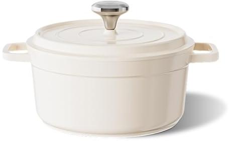 Olla for estofado casera de 2,7 L, olla for sopa de cerámica, olla antiadherente for horno de Gas/cocina de inducción, horno eléctrico de cerámica/horno eléctrico