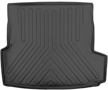Rizline Passgenau 3D Kofferraumwanne Kompatibel mit BMW 3ér F31 F30 Touring Kombi 2012-2019 Kofferraummatte Schutzmatte Auto Zubehör Antirutschmatte TPE Gummi Dauerhaft Schwarz
