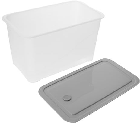 FIXOSHEE Bouteille Deau Pour Réfrigérateur Avec Couvercle Pichet Deau De 4 L Avec Design De Conservation De La Fraîcheur