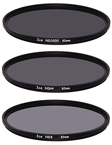 ICE 82 mm Slim ND-Filter-Set ND1000 ND64 ND8 Graufilter 43 10, 6, 3 Stopp optisches Glas