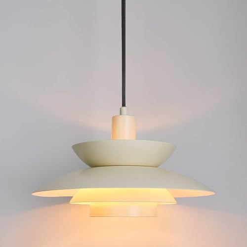 BUTLERS Pendellampe 1-flammig Eisen ø 30 cm x H 176 cm - SINGAPUR - Deckenleuchte für Flur & Küche | Hängeleuchte für das Schlafzimmer | Dekoration & Beleuchtung