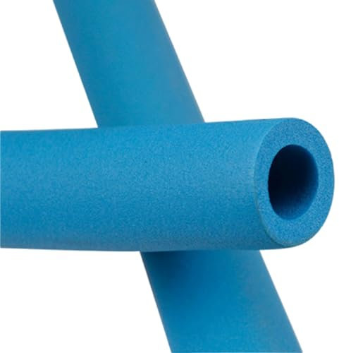 Rohrisolationsschaumrohr, Außenrohrisolierung, rutschfeste farbige Rohrisolierung, flexibles Schaumstoffrohr zur Griffunterstützung(Blue,16mm(5/8in))