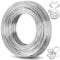 Caianwin Basteldraht 3mm x 10m Biegsamer draht zum basteln, Aluminium Schmuckdraht, Dicker aludraht für Skulptur, Modellierung, Skelett, Blumenherstellung, Puppen DIY, Schmuckherstellung