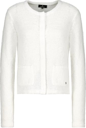 MONARI Cardigan in filo bianco, bianco, 42
