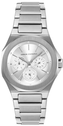 Armani Exchange Women's 36MM Silver-Tone Stainless Steel Watch, AX4622