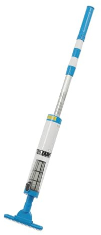 Aspirateur de Piscine 3 en 1 Nettoyeur Électrique à Batterie Rechargeable Longueur Réglable avec Poignée,pour Nettoyer Le Sable, la Saleté, Les Feuilles