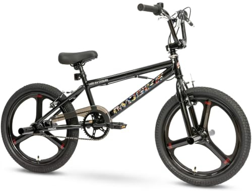 iWOBiKE BMX Rad, 20 Zoll, 360 Grad Rotor, Pegs, Freestyle | 20 Zoll BMX Fahrrad Jungen Mädchen Erwachsene 360 Grad Rotor Pegs Freestyle Bike mit Klingel