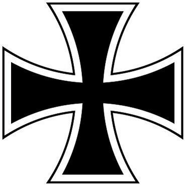 FahnenMax Autoaufkleber Sticker Deutschland Eisernes Kreuz Aufkleber