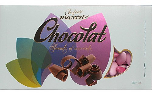 Confetti MAXTRIS 1 KG cioccolato fondente SFUMATO ROSA
