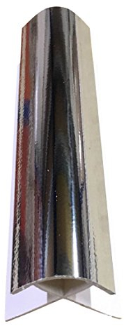 DBS Silver 10mm External Corner Shower Wall Trim 2.4m Wall Panels Bathroom Cladding