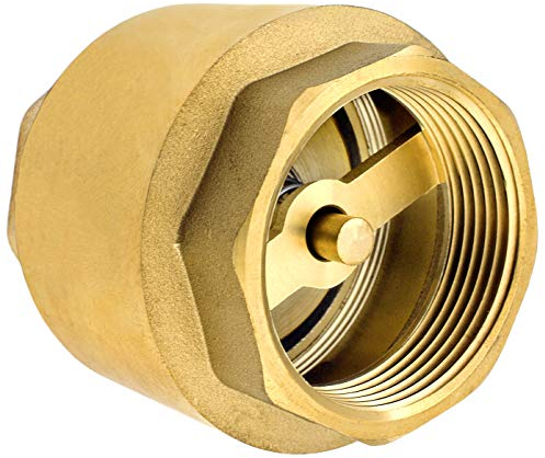 SHYNE Premium 1/2 Zoll Rückschlagventil aus hochwertigem Messing robust, rostfrei und wasserdicht für Pumpe, Brunnen, Waschmaschine, Garten, Regentonne, Fass